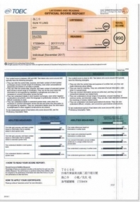 Jenny多益考試990分